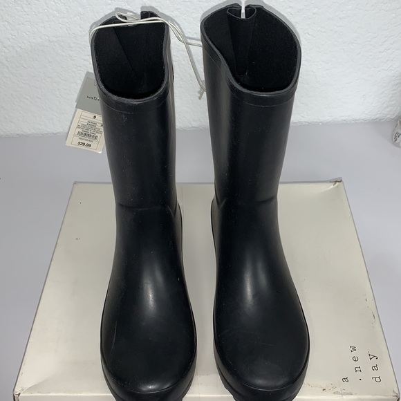 Women's Vicki Mid Calf Rain Boots - A New
Day- Color Black size  9 NWT NIB - Picture 5 of 11